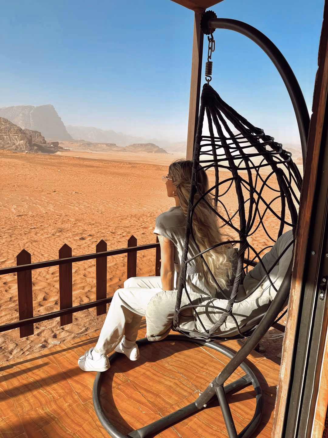 Panoramic view over Amman Jordan's white limestone hills at dusk